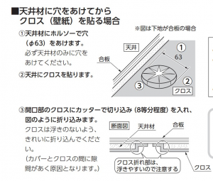 ホスクリーン施工方法埋め込み